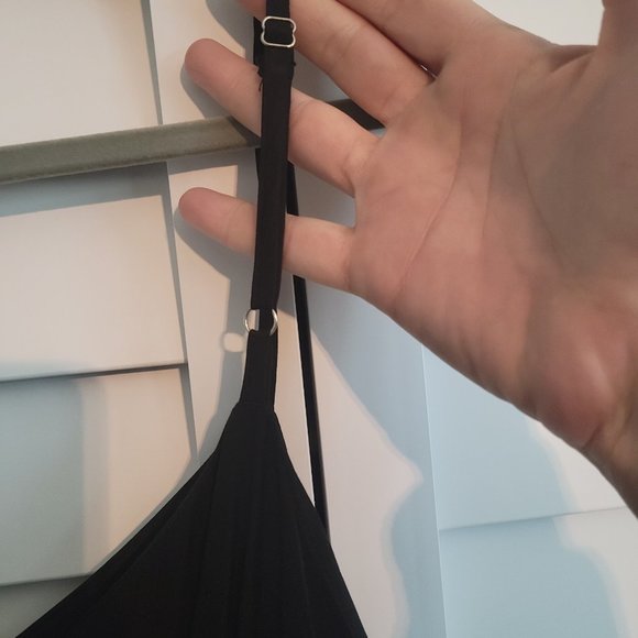 Black satin jogger style jumper - Picture 8 of 8